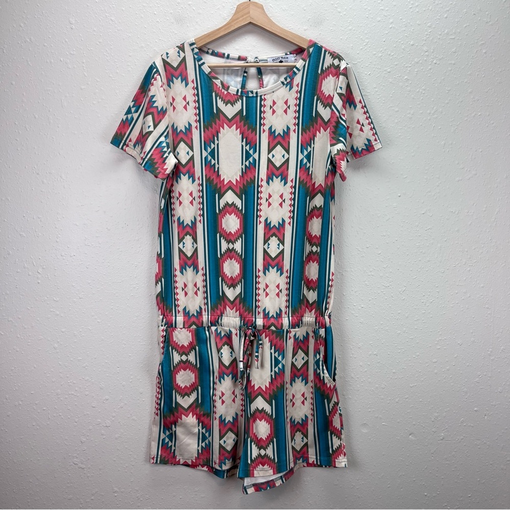 Crazy Train western/southwestern romper
